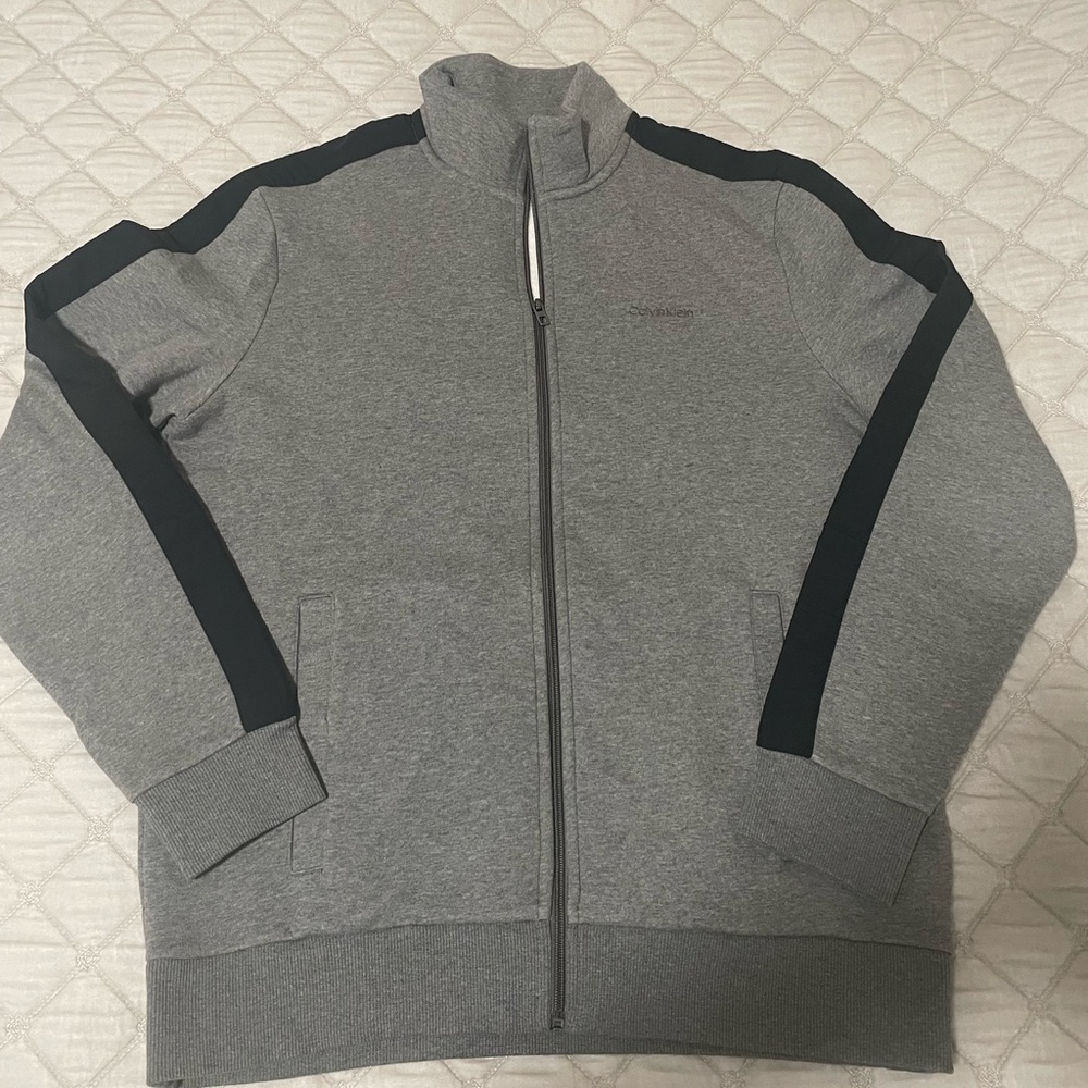 Calvin Klein Mens Zip Up Sweatshirt